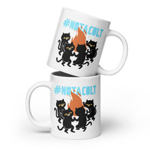 Load image into Gallery viewer, Spacekat - White Glossy Mug - #NotACult
