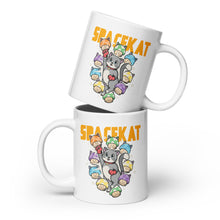 Load image into Gallery viewer, Spacekat - White Glossy Mug - 9Ups
