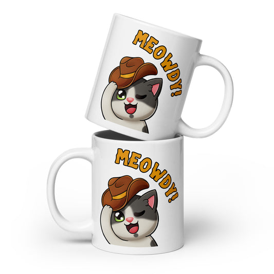 forestminish - White Mug - Meowdy