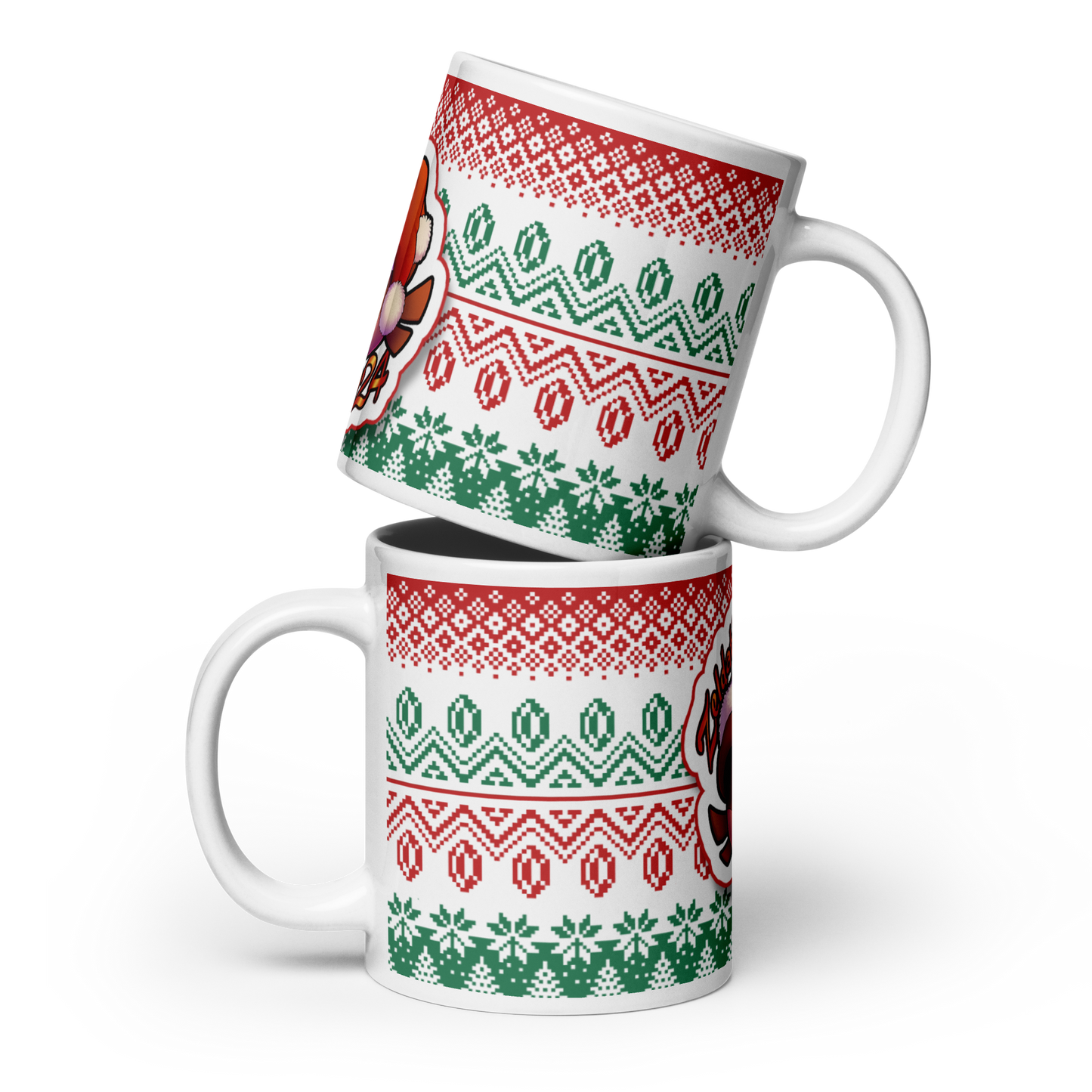 Zeldathon - White Glossy Mug - Holiday Finn