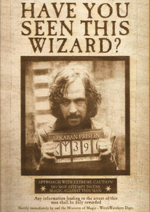 Harry Potter - Sirius Black (The Prisoner of Azkaban) Wooden Wanted Poster - TantrumCollectibles.com