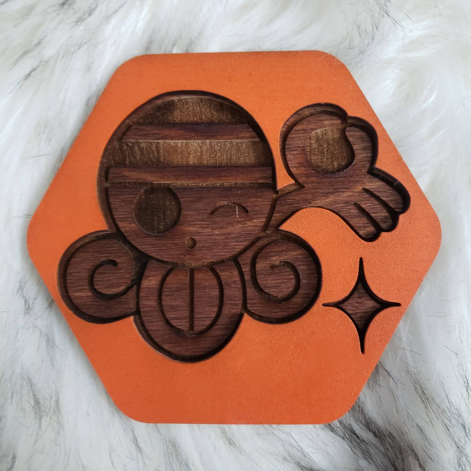 Wooden One Piece Coasters-Colored- Nami - TantrumCollectibles.com