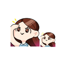 Load image into Gallery viewer, Baeginning- Emote Art- salute  (Streamer Purchase)
