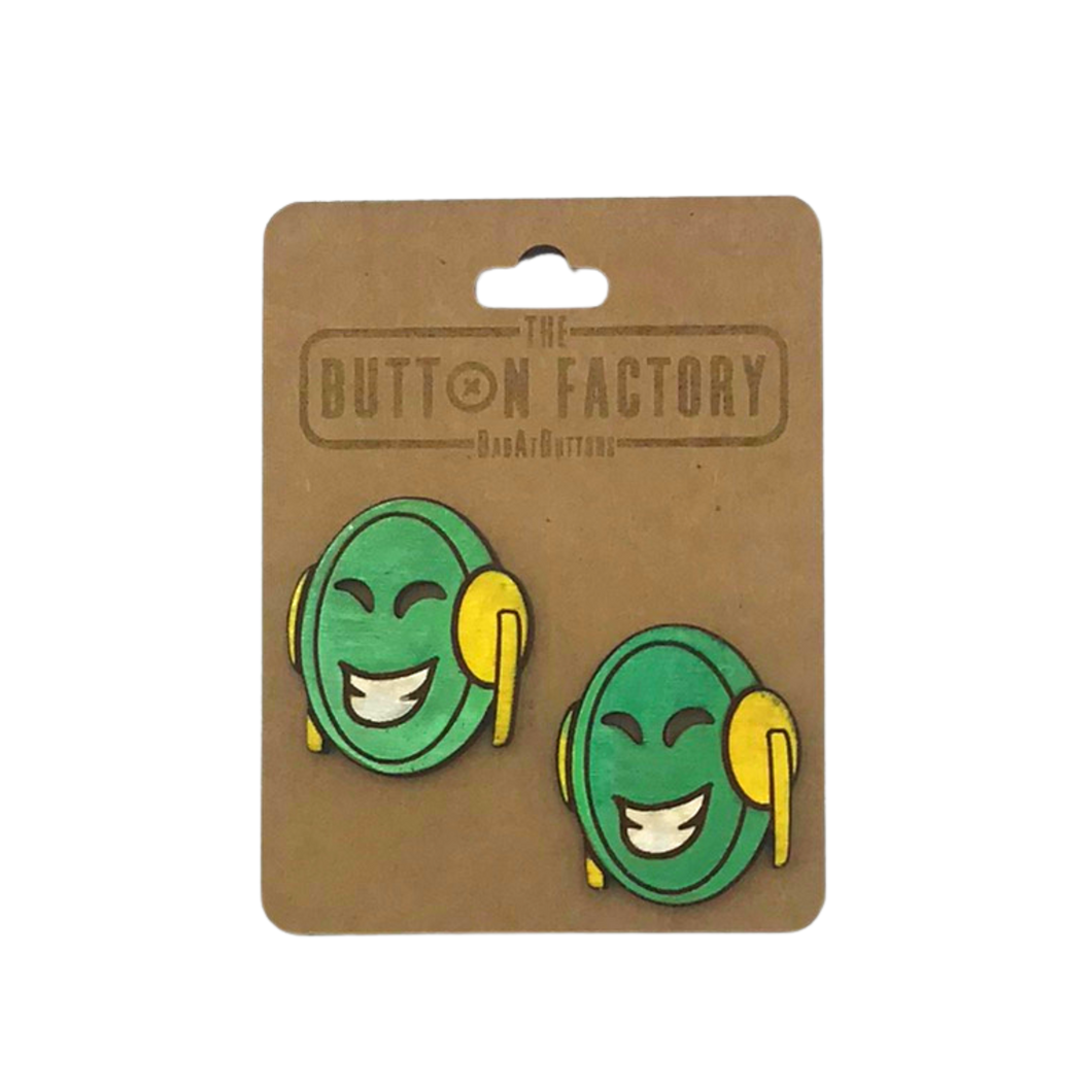 BadatButtons - Wooden Button Pack - BadAtBanger