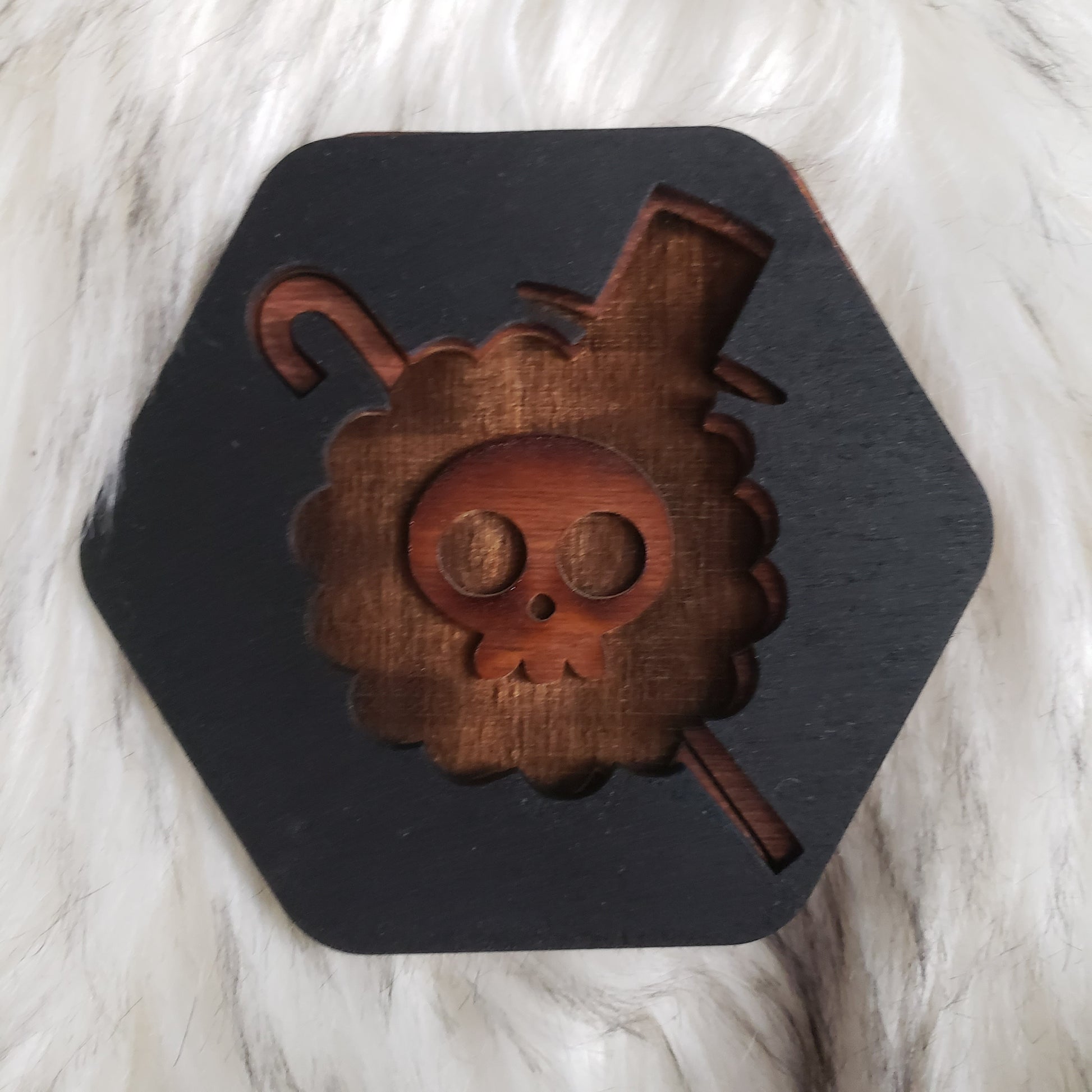 Wooden One Piece Coasters-Colored- Brook - TantrumCollectibles.com