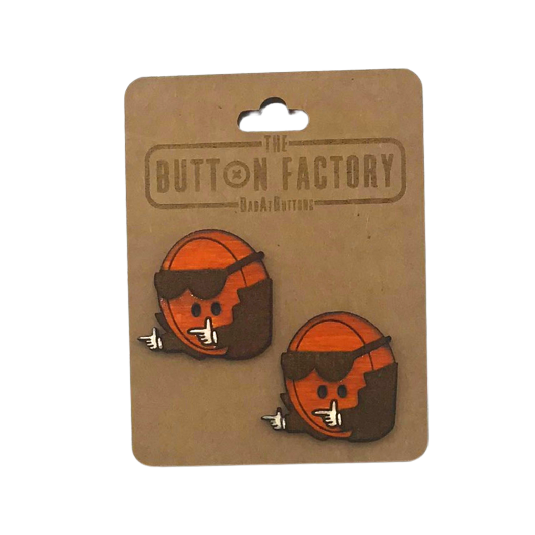 BadatButtons - Wooden Button Pack - BadAtBad