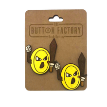 Load image into Gallery viewer, BadatButtons - Wooden Button Pack - BadAtBattle

