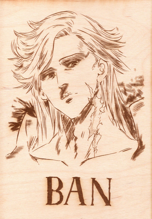 Seven Deadly Sins - Ban Wooden Wanted Poster - TantrumCollectibles.com