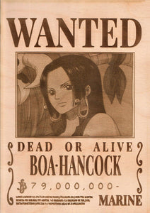 One Piece -Boa Hancock Wanted Poster - TantrumCollectibles.com