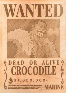 One Piece - Crocodile Wanted Poster - TantrumCollectibles.com