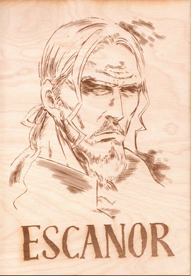 Seven Deadly Sins -Escanor Wooden Wanted Poster - TantrumCollectibles.com