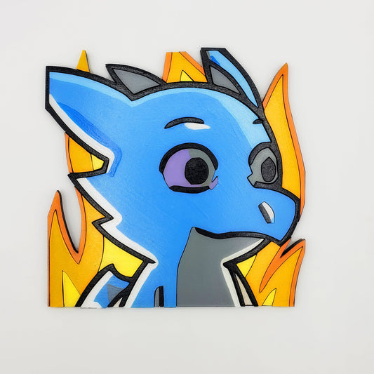 The Dragon Feeney- Wooden Emote- feenFine  **Permanent Collection** (Streamer Purchase)