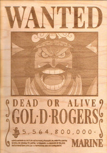 One Piece -Gol D Rogers Wanted Poster - TantrumCollectibles.com