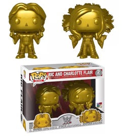 Pop! WWE -Ric and Charlotte Flair (Gold 2-Pack)