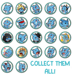 The Dragon Feeney- Wave 1 ALL 22 POGS and 1 SLAMMER