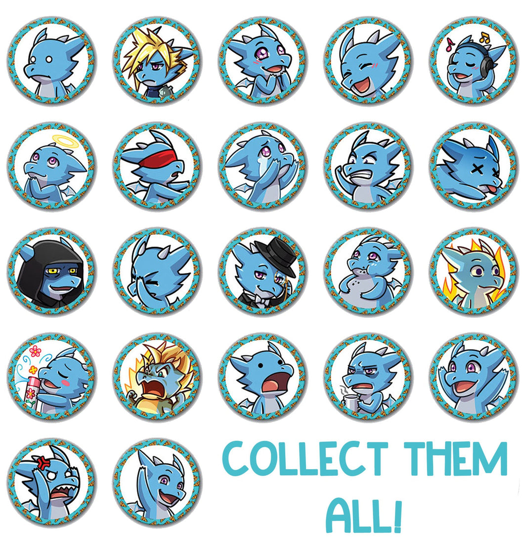 The Dragon Feeney- Wave 1 ALL 22 POGS and 1 SLAMMER
