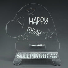 Load image into Gallery viewer, SleepingBear- Replica Emote Wood Art-sleepiSIP **Permanent Collection** (Streamer Purchase)
