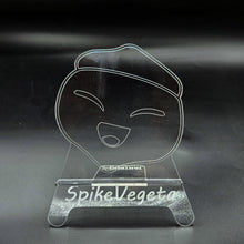 Load image into Gallery viewer, SpikeVegeta - Replica Emote Wood Art - Gift (Streamer Purchase)
