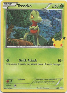 Pokemon Trading Card- Treecko- (Foil Holo 25th Anniversary McDonald's Promo 2021) - TantrumCollectibles.com