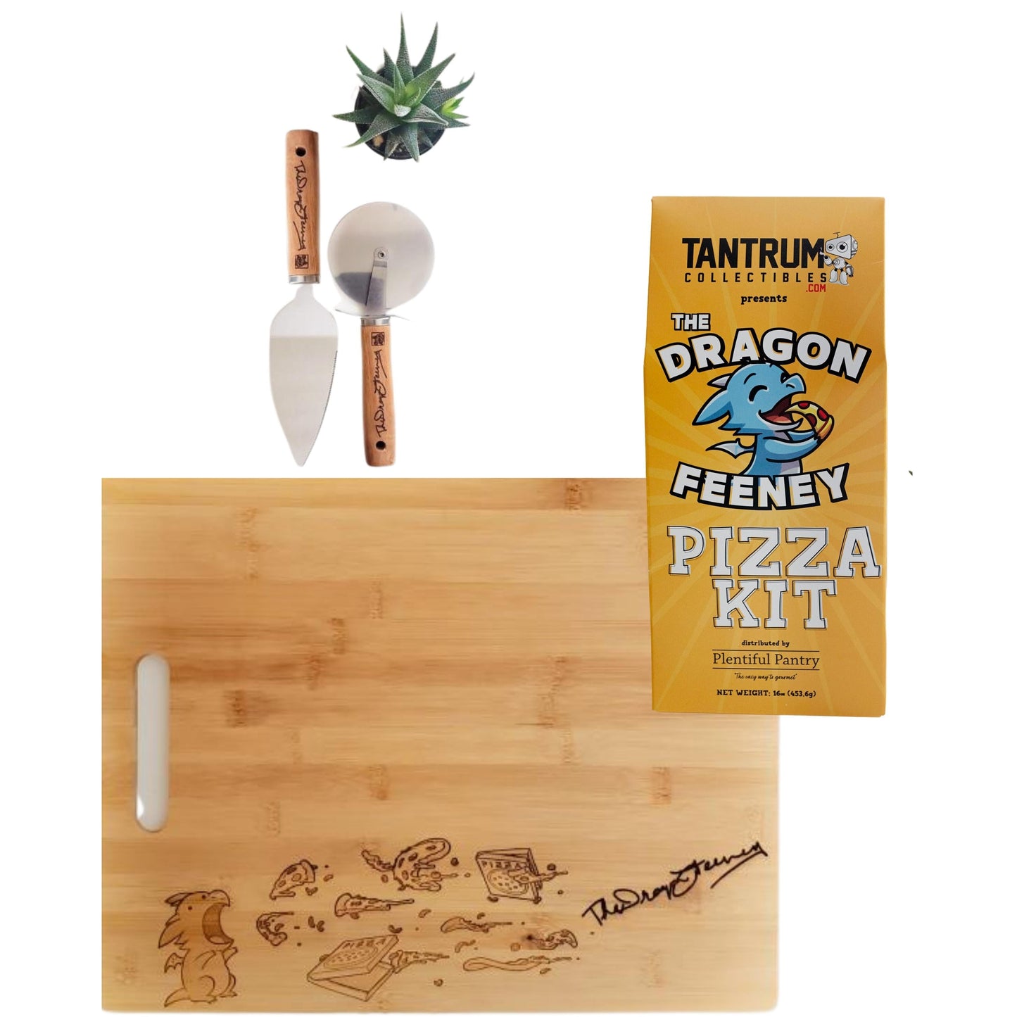 The Dragon Feeney - Bewp Vacuum Pizza Cutting Board (Streamer Purchase)