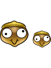 Load image into Gallery viewer, SpikeVegeta - Replica Emote Wood Art - Nut (Streamer Purchase)
