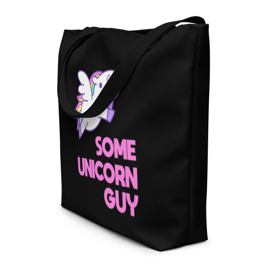 Frankthepegasus - All-Over Print Large Tote Bag - Some Unicorn Guy (Streamer Purchase)