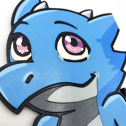 The Dragon Feeney- Wooden Emote- feenShrug  **Permanent Collection** (Streamer Purchase)