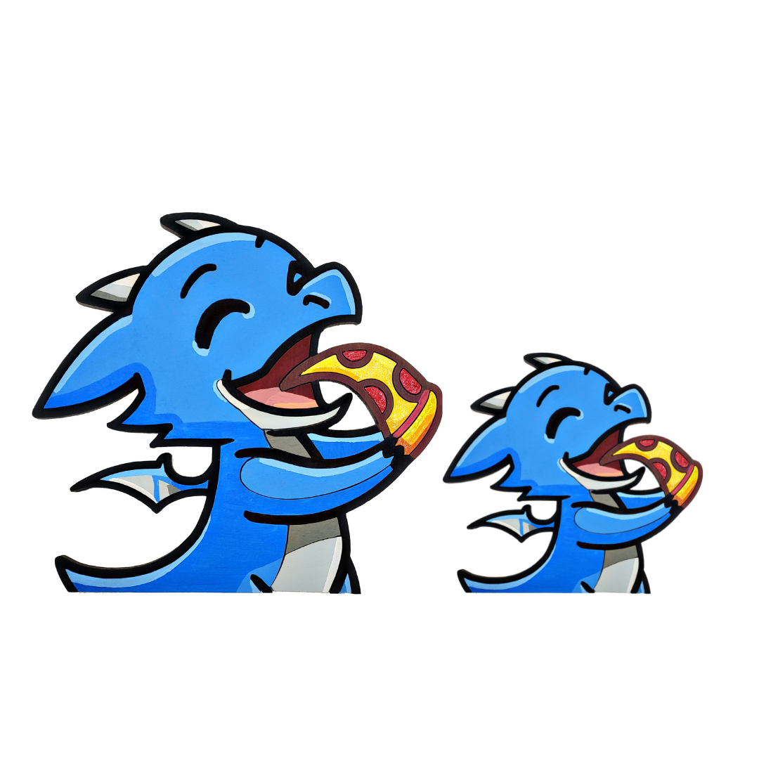 The Dragon Feeney- Wooden Emote- feenSlice  **Permanent Collection** (Streamer Purchase)