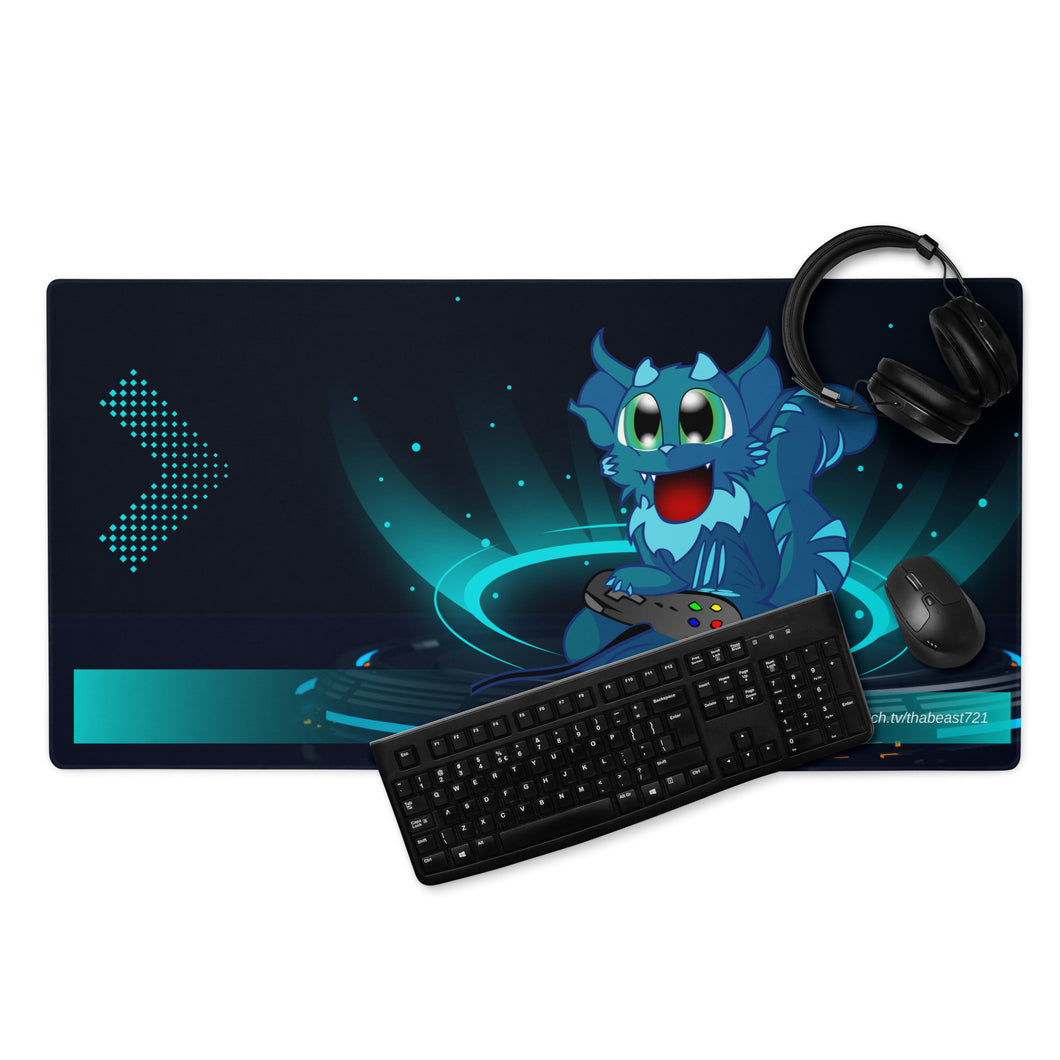 ThaBeast -Gaming Mouse Pad - Gamer Blue Guy