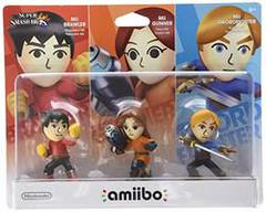 Nintendo Amiibo- Super Smash Bros- Mii 3 Pack
