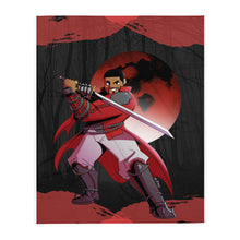 Load image into Gallery viewer, Bobbeigh- Throw Blanket - Red Moon
