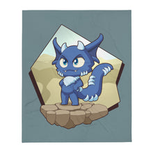 Load image into Gallery viewer, ThaBeast - Throw Blanket - Blue Guy Chibi
