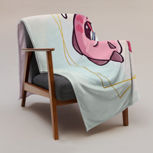Load image into Gallery viewer, HKayPlay - Throw Blanket - Dino Love
