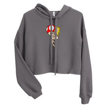 Load image into Gallery viewer, TheSpaceVixen - Crop Hoodie - Peach
